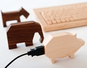 Animal USB2.0 Flash Drive+Ki-Board／Hacoa